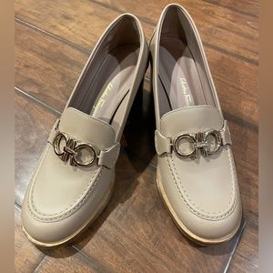 Salvatore Ferragamo Khaki High Heels